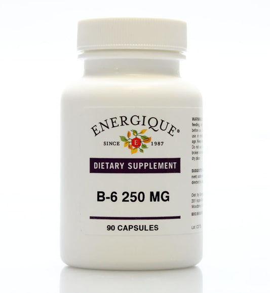 Vitamin B-6 (250 mg) Capsules from Energique®