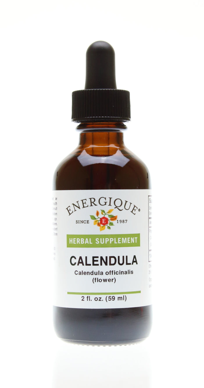 Energique Calendula (Flower) 2 fl oz dropper bottle.