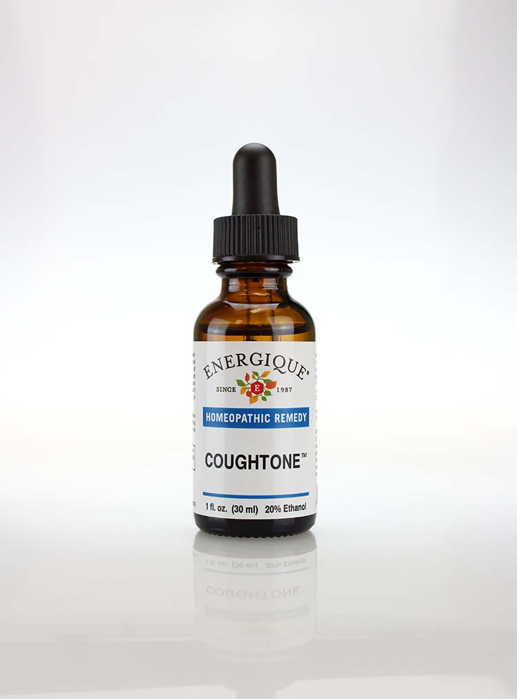 Energique CoughTone homeopathic respiratory support 1 fl oz dropper bottle