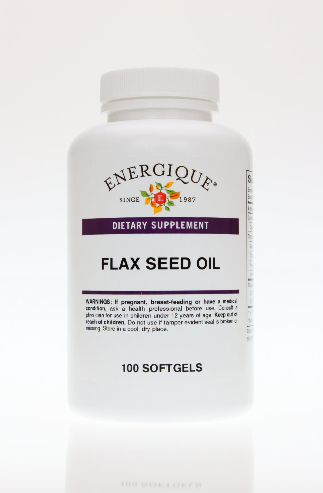 Flax Seed Oil SoftGels from Energique®