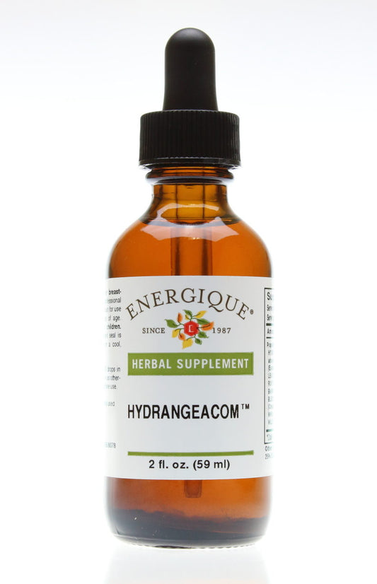 HydrangeaCom herbal supplement with a dropper cap, 2 fl oz, from Energique.
