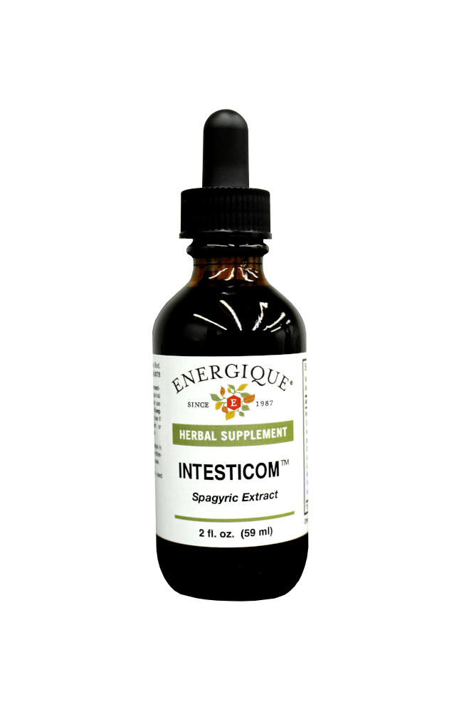 Energique IntestiCom™ 2 fl oz dropper bottle.