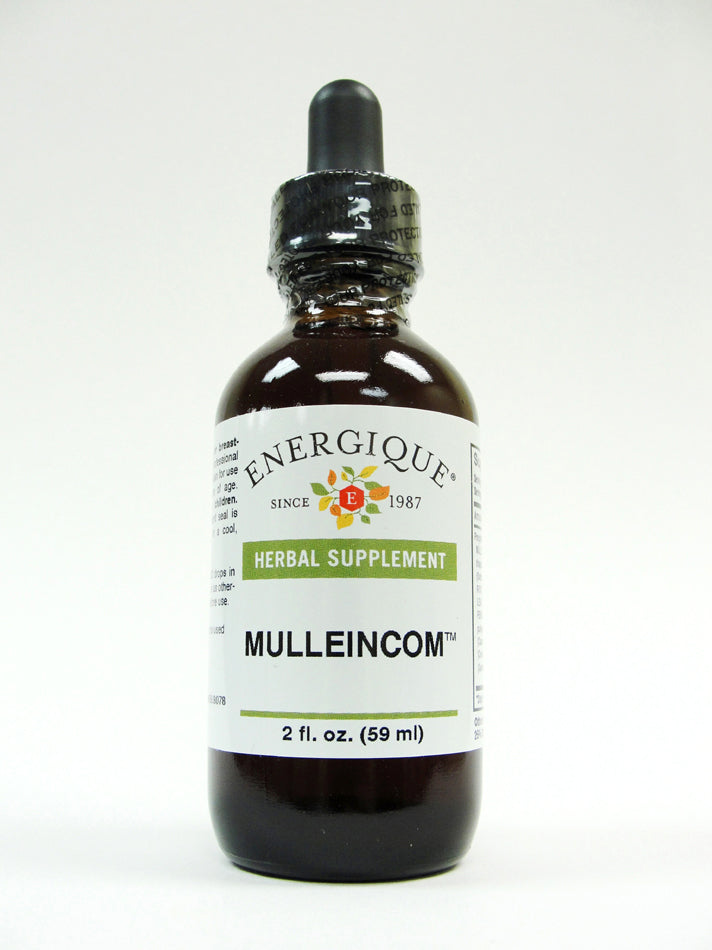 Energique MulleinCom™ 2 fl oz dropper bottle.