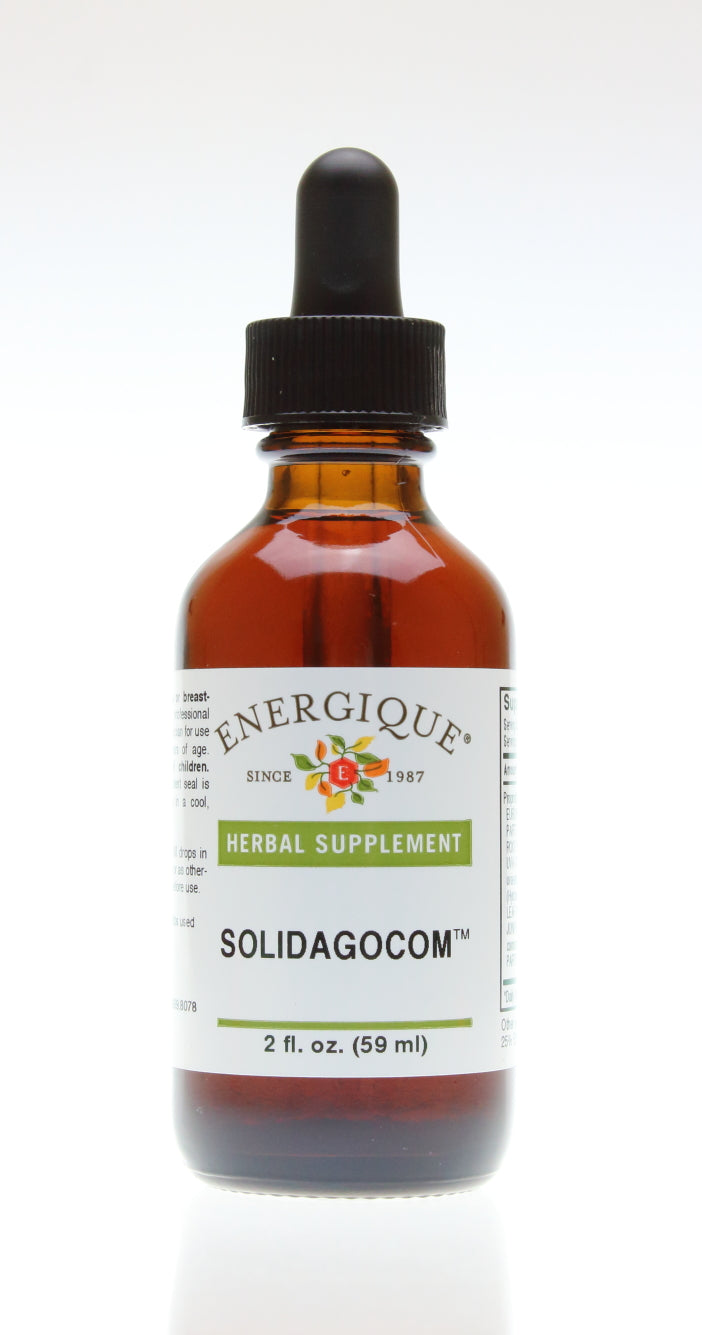 Energique SolidagoCom™ 2 fl oz dropper bottle.