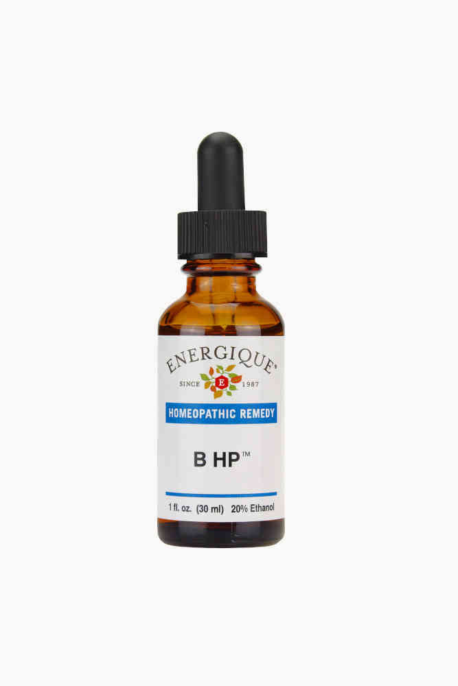 Energique B HP™ high?potency homeopathic remedy supporting relief from fatigue, chills, and lymphatic swelling, 1 fl oz dropper bottle.