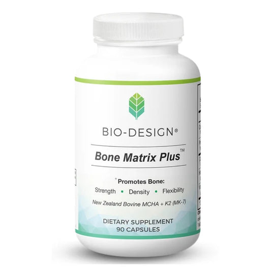 Bio-Design Bone Matrix Plus™ 90 capsules bottle.