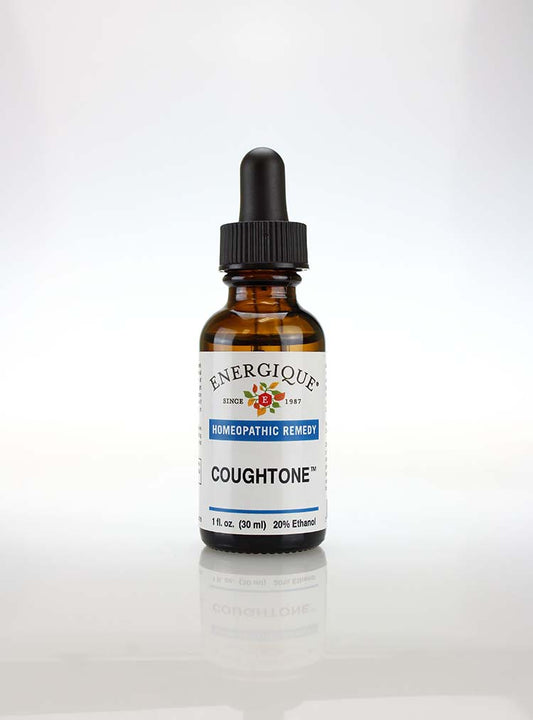 Energique CoughTone homeopathic respiratory support 1 fl oz dropper bottle