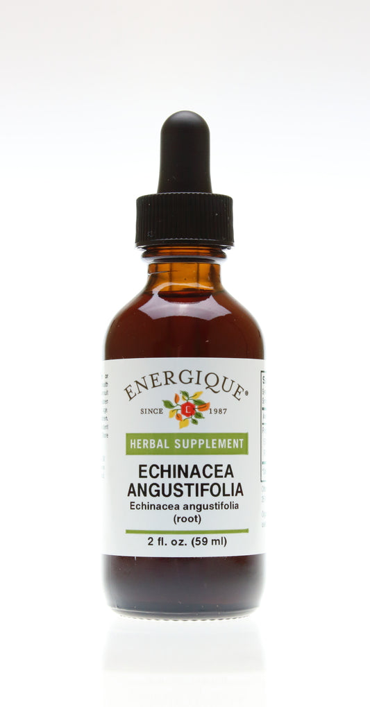Energique Echinacea-Angustifolia liquid herbal 2 fl oz, 50% dropper bottle.