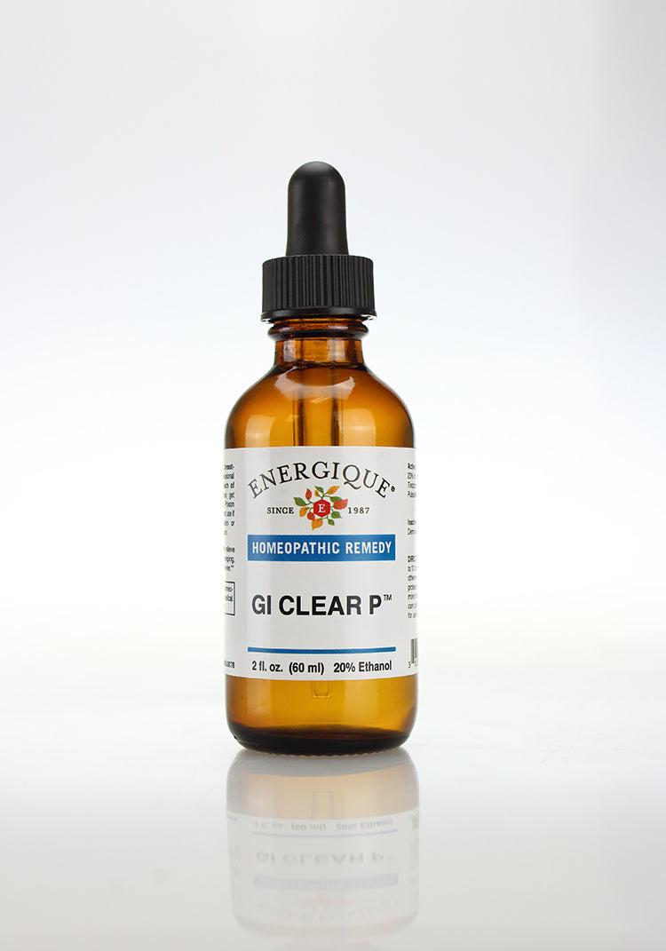 Energique GI Clear P (Parasite Infection) 2 fl oz dropper bottle.