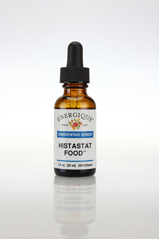 Energique HistaStat Food™ 1 fl oz dropper bottle.