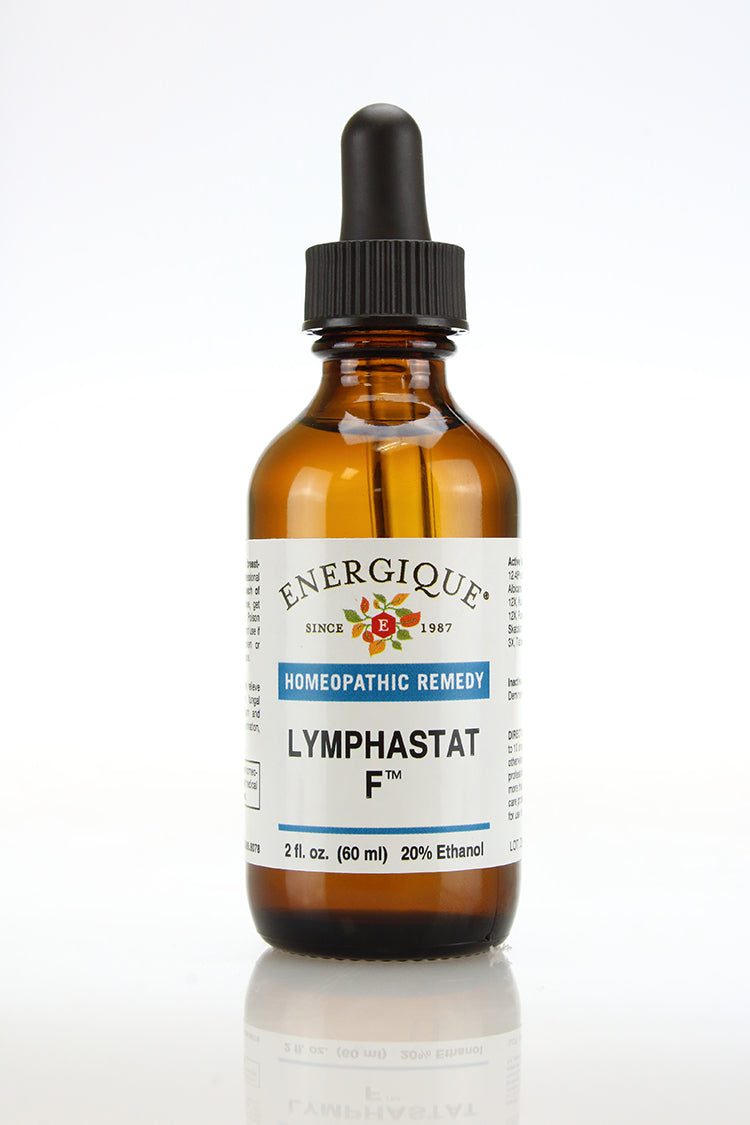 Energique LymphaStat F™ homeopathic detoxification support for molds and fungi, 2 fl oz dropper bottle.