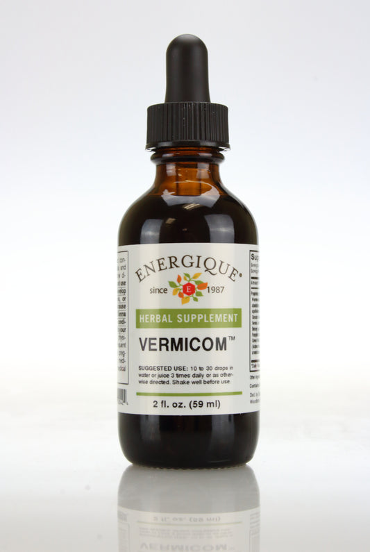 Energique VermiCom&#8482; 2 fl oz dropper bottle.